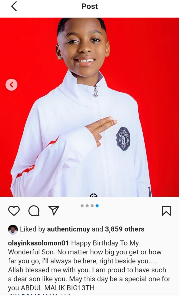 Meet Actor Ibrahim Chatta,His Baby Mama Actress Olayinka Solomon And Their 13th Years Old Boy (Photo/Video) 5 Screenshot 20220218 112904
