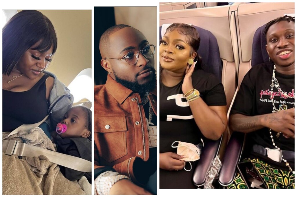 actress Eniola Badmus, Zlatan Ibile and her baby mama Chioma