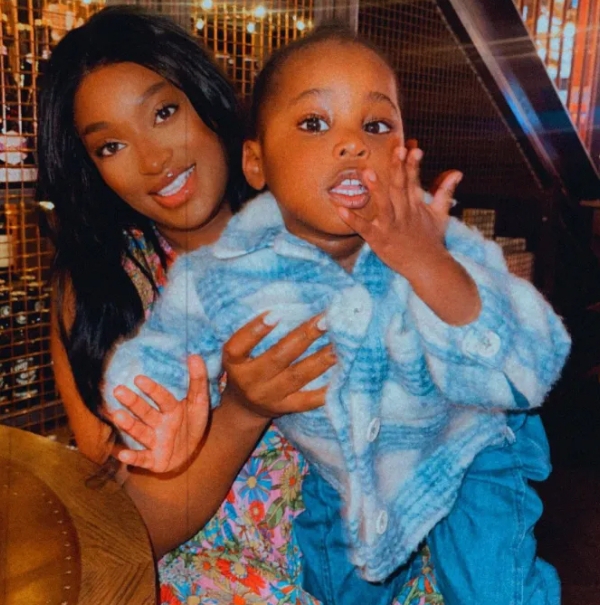 Larissa London shares photos of her son, allegedly fathered by Davido, as he turns 2 4 Screenshot 20220323 101102