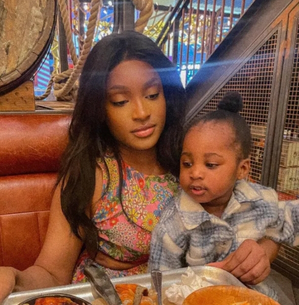 Larissa London shares photos of her son, allegedly fathered by Davido, as he turns 2 3 Screenshot 20220323 101114