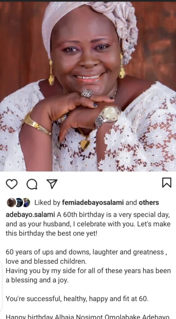 Veteran Actor, Oga Bello Celebrates His Second Wife's 61st Birthday With Lovely Photos 4 Screenshot 20220323 113014