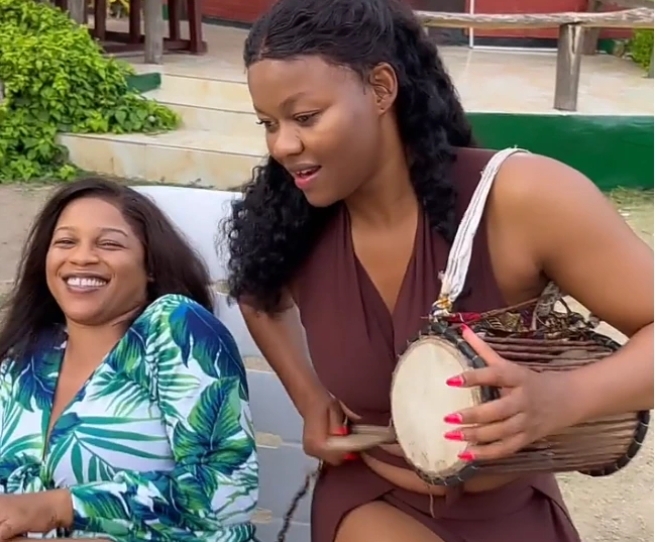 Nollywood actress, Kehinde Bankole and her twin sister, celebrate their 37th birthday 2 Screenshot 20220327 221039