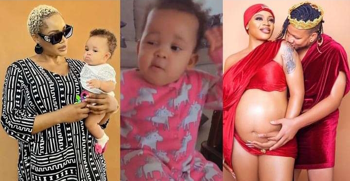 “After all my suffer for 9 months” – Actress, Uche Ogbodo in severe pains after her daughter said ‘Papa’ as her first word (video) 2 Screenshot 20220330 164055