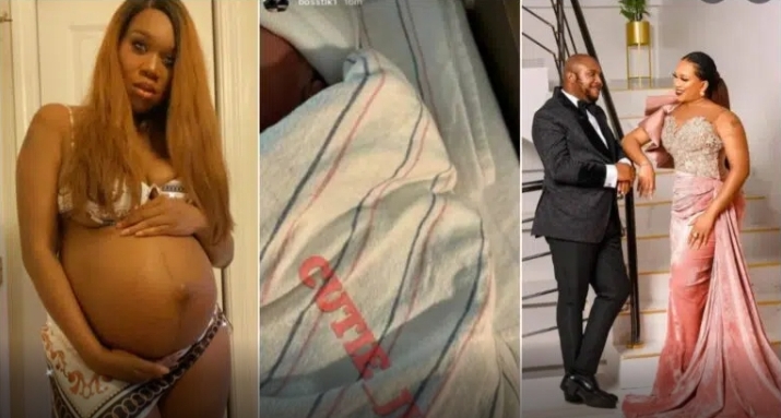 Ubi Franklin’s babymama Sandra Iheuwa fumes as fans ‘suffocate’ her with congratulatory messages over new baby with estranged husband 2 Ubi Franklin’s babymama Sandra