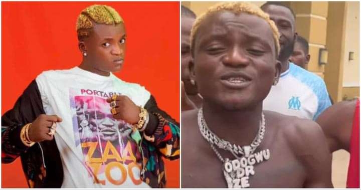 Funny Reactions As Portable Loses Letter H on His Expensive Diamond Chain 2 Portable