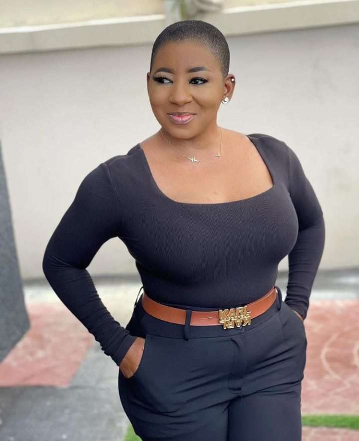 “I am grateful to you for taking care of our husband and kids” Biola Bayo showers love on Mide Martins as she clocks 43 2 Mide Martins