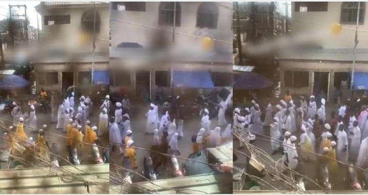 Moment Cele church members started singing a Muslim song after spotting Muslims during a parade march (Video) 2 Screenshot 20220412 151427