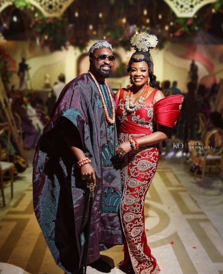 ‘Why I wore outfits from different cultures on my wedding day’ – Kemi Adetiba explains 2 Why I wore outfits from different cultures on my wedding day’ – Kemi Adetiba explains