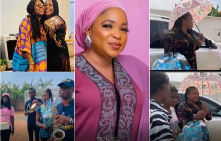 Actress, Kemi Afolabi left speechless as fans shower her with money and gifts(Video) 2 Actress, Kemi Afolabi