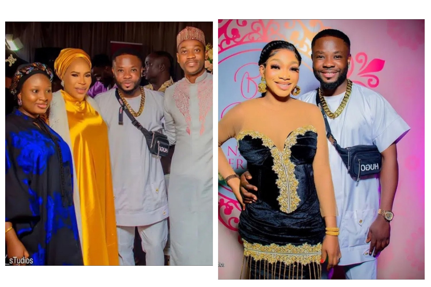 Money rains as actor, Ibrahim Yekini throws a lavish naming ceremony (photos)