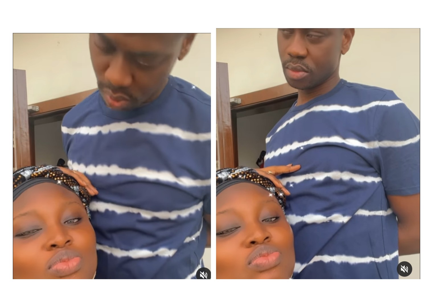 Reactions As Oyebade Adebimpe Begs Lateef to Give Her A Morning Kiss (Video) 1 Reactions As Oyebade Adebimpe Begs Lateef to Give Her A Morning Kiss (Video)