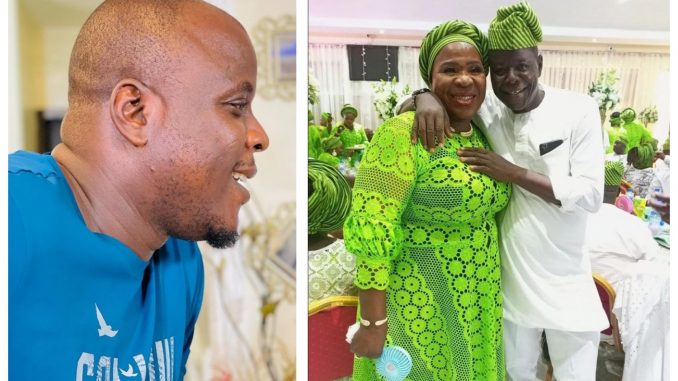 Actress Madam Saje's Son Reacts As His Mother Shares Loved-up Picture With His Father (Photos) Actress Madam Saje's Son Reacts As His Mother Shares Loved-up Picture With His Father (Photos)