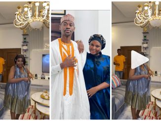“Funniest Couple Ever” – Fans React To Funny Reactions of Actor Lateef Adedimeji As His Wife Mo Bimpe Dance To Popular Song ‘Carry Me Dey Go My Husband House’ (Video) 1 Mo Bimpe