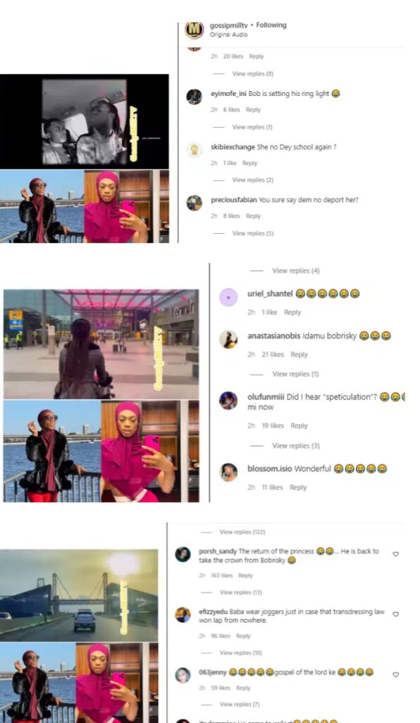 “He is back to take the crown” Nigerians mock Bobrisky as James Brown boldly returns to Nigeria 3 Screenshot 20220503 162735