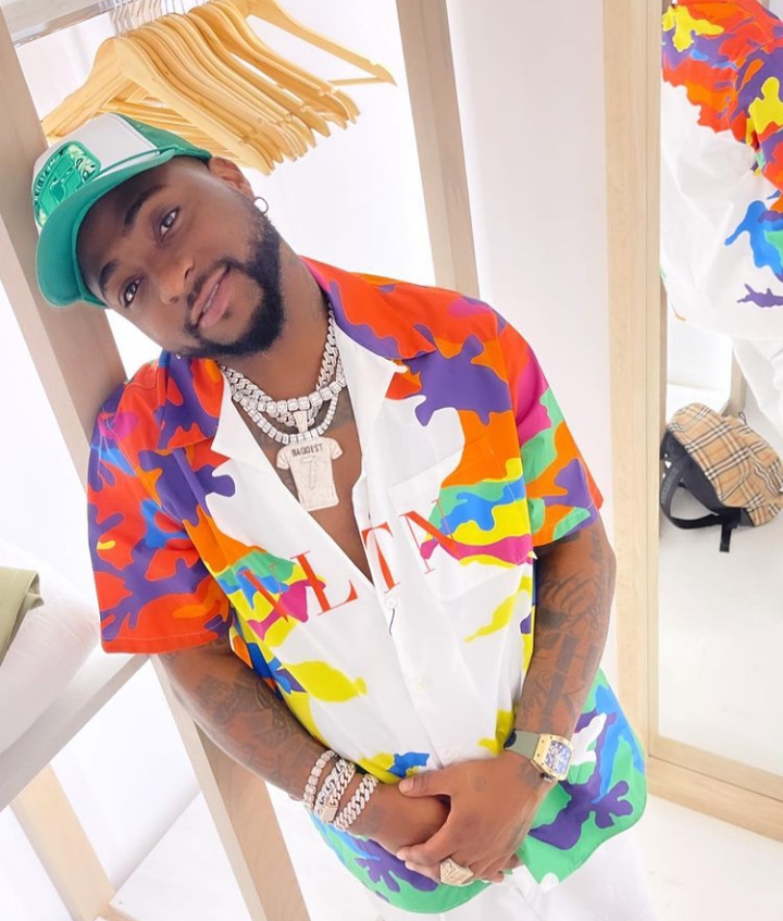 Singer Davido shares epic throwback photo