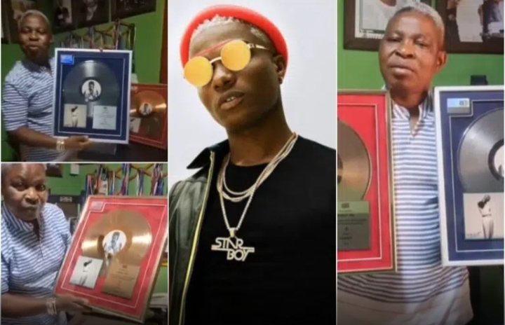 Wizkid’s manager, Sunday Are receives UK silver and gold plaques for Made In Lagos and Essence 2 Wizkid’s manager, Sunday Are receives UK silver and gold plaques
