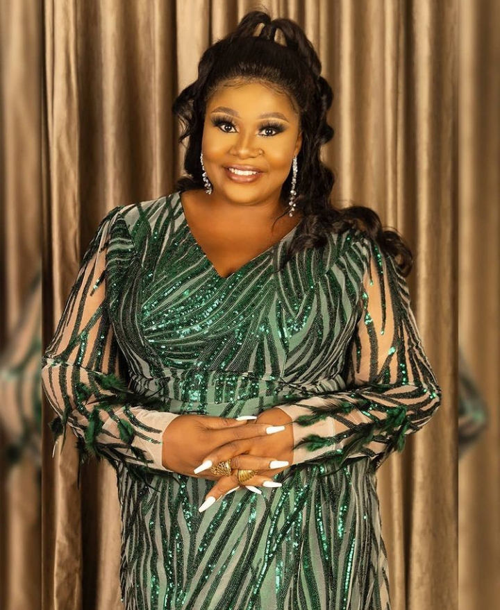 Do you want to swallow your baby- actress Adaora Ukoh quizzes Uche ogbodo as her baby tries to resist her many kisses 2 Actress Adaora Ukoh