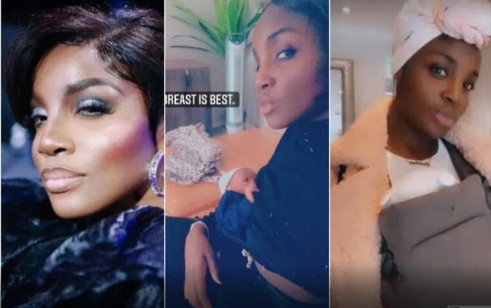 “Breast is best”, Seyi Shay shares adorable breastfeeding photo 2 Breast is best”, Seyi Shay shares adorable breastfeeding