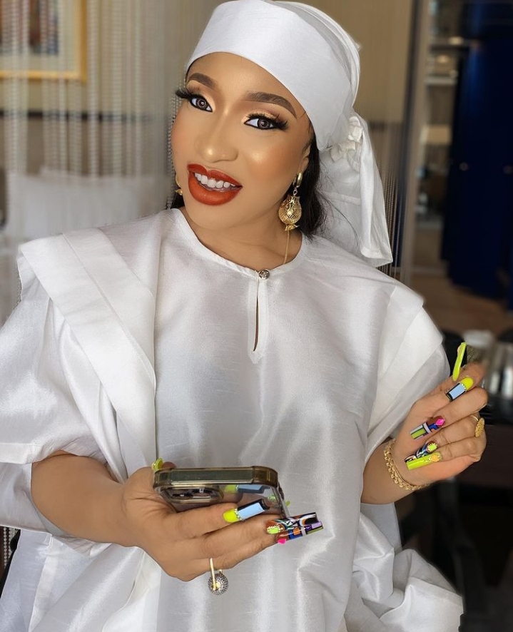 Actress Tonto Dikeh mocks ex, Kpokpogri as he cries out in anguish over his demolished house 2 actress Tonto Dikeh
