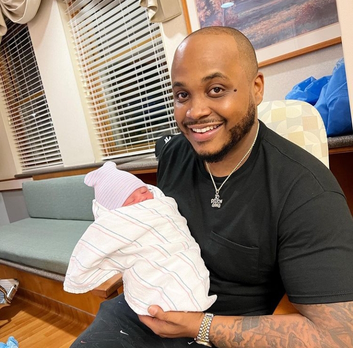 Davido’s cousin Sina Rambo welcomes first child 2 Davido’s cousin Sina Rambo welcomes first child