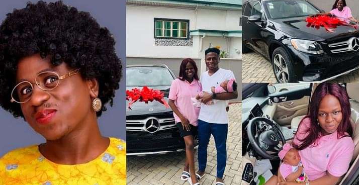 Instagram skit maker, MCshem gifts his wife a Mercedes Benz as push present (Photos/video) 2 MCshem