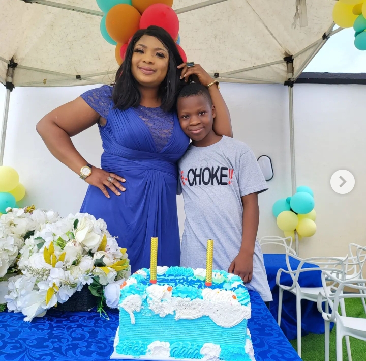 Laide Bakare receives knocks for hurting son’s feelings during birthday surprise for other son (video) 2 Laide Bakare