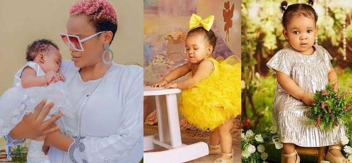 “Your birth changed my life” – Actress Uche Ogbodo celebrates her daughter as she turns 1 2 Uche Ogbodo