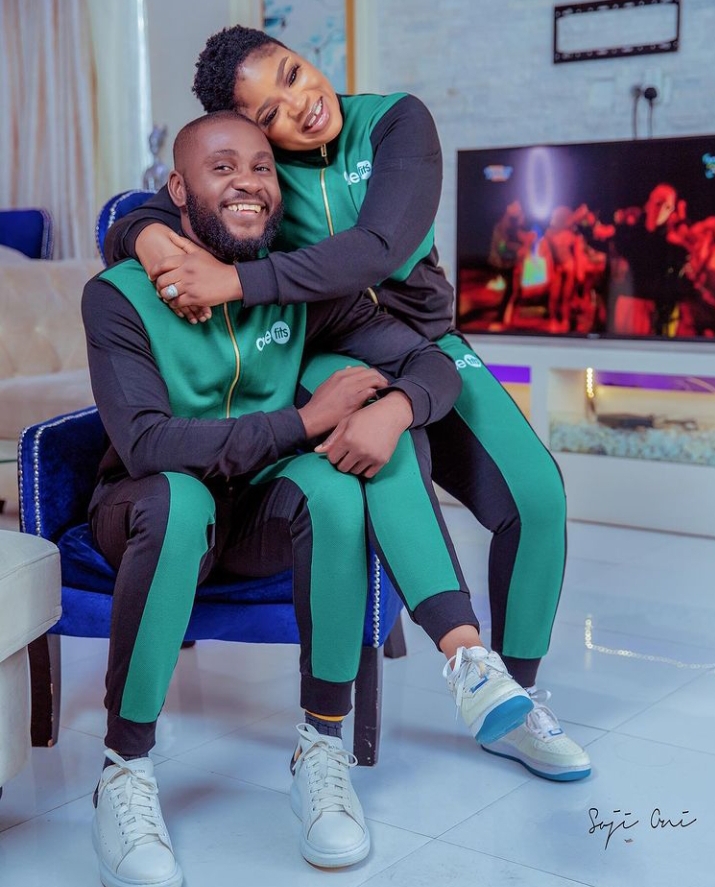 “Dem Match Each other” Reactions As Eniola Ajao And Jide Awobona Rock Matching Hoodie Outfits 2 Eniola Ajao And Jide Awobona