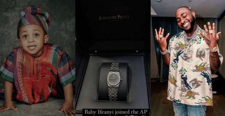 Davido acquires N200million watch for his son, Ifeanyi (photos) 2 Davido