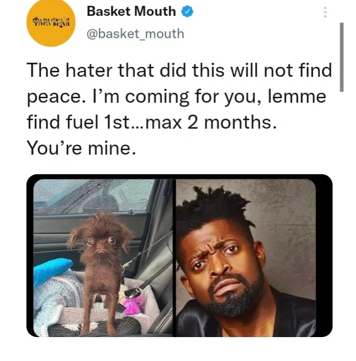 Basketmouth blows hot after being compared with a Dog 3 Screenshot 20220621 131752