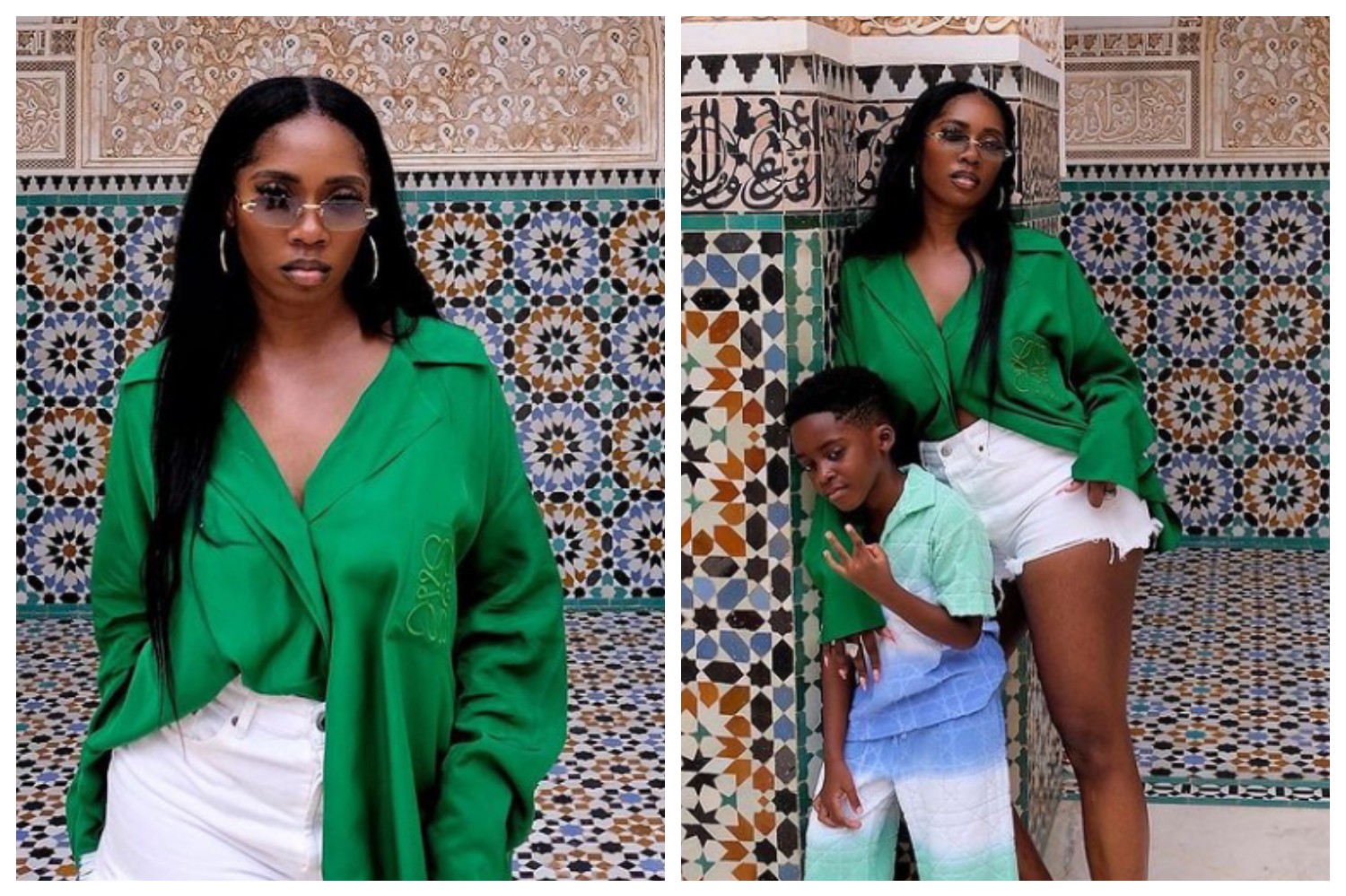 Tiwa Savage Pens As She Takes Son Jamil on Special Birthday Trip to Marrakech