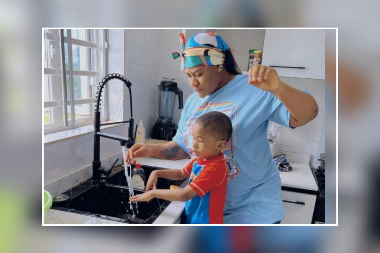 Nkechi Blessing Says She Is Grooming A Great Chef As She Shares New Photo With Her Son