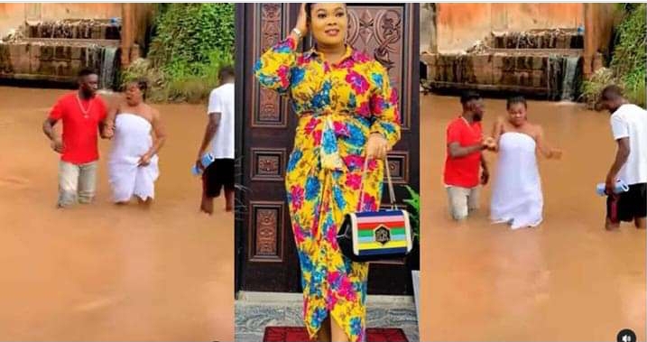 Don’t sweep me away – Moment actress Ruby Orjiakor begged river goddess in order to shoot a movie in the waters 2 Screenshot 20220830 222640