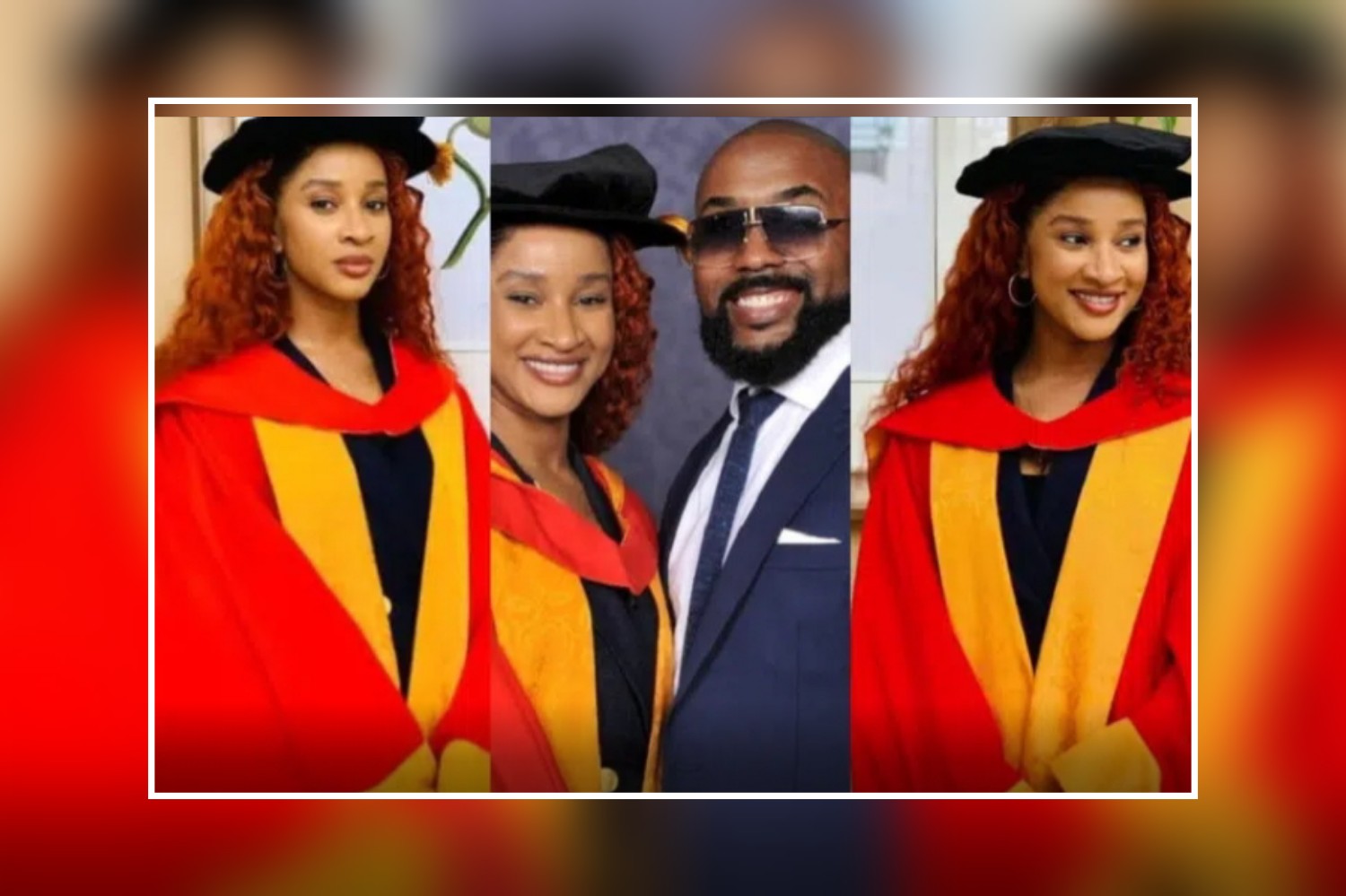 Adesua Etomi bags honorary degree from Wolverhampton University, UK (Photos)