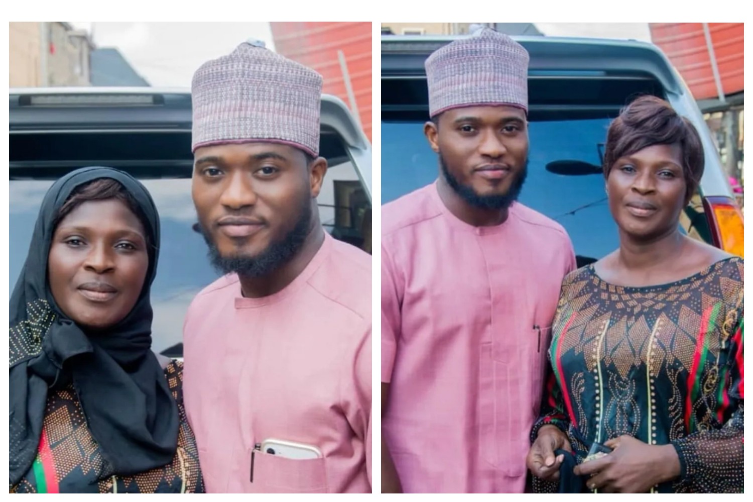 Ever Young Mooma” – Reactions as Yoruba Actor,Mustapha Sholagbade shares new photos with His Mother to celebrate her Birthday (Photos)
