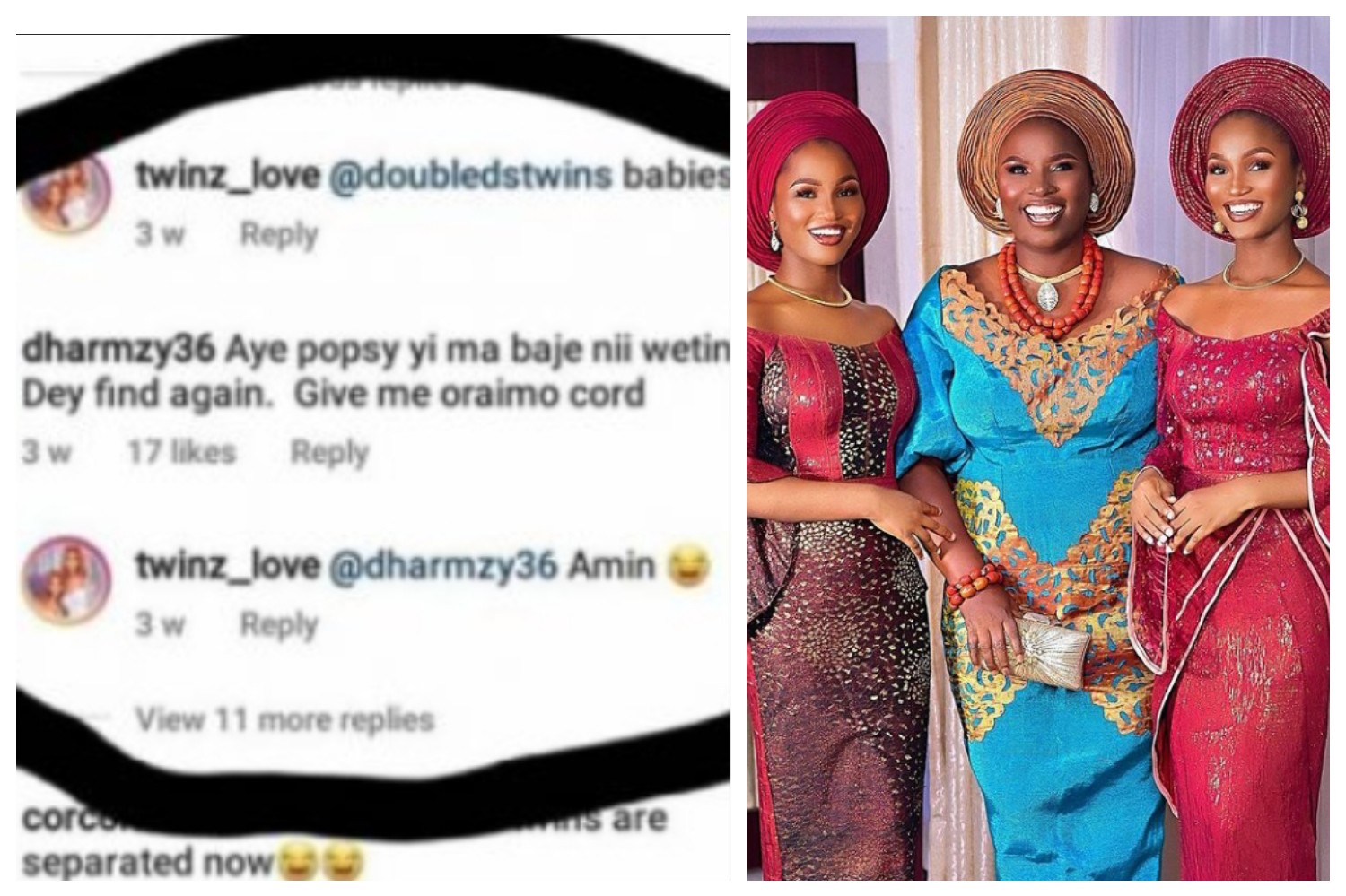 Twinz love said amen to a fan curse their father on their instagram page