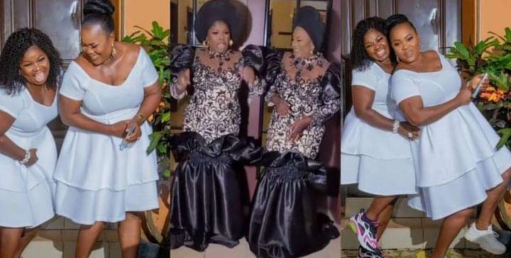 “Nothing will separate you” Nollywood stars showers prayers on Iya Ibadan and Akinola Bose as they take on friendship goals 2 Iya Ibadan