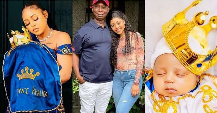 Regina Daniels’s hubby gushes over son Prince Khalifa, says he’s growing strong 2 Prince Khalifa,
