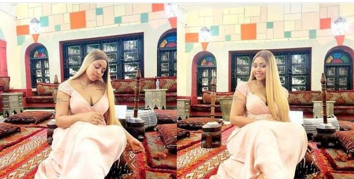 Reactions as Regina Daniels shows off her husband’s luxurious traditional parlour 2 Regina Daniels