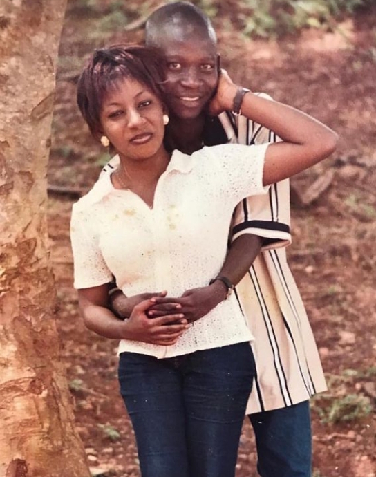Celebrities and Fans Congratulate Yoruba Actor, Afeez Owo and his Wife Mide Martins as they celebrate their 18th wedding anniversary with throwback photo 2 Mide Martins