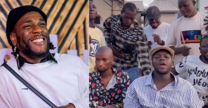 Skitmaker Cute Abiola leaves Burna boy rolling with laughter as he sings his songs in hilarious video 2 Skitmaker Cute Abiola leaves Burna boy rolling with laughter as he sings his songs in hilarious video