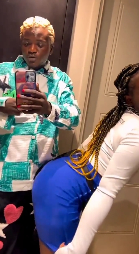 Reactions As Nigerian Singer, Portable Meets One of His Loyal Female Instagram Fans (Video) 2 Portable