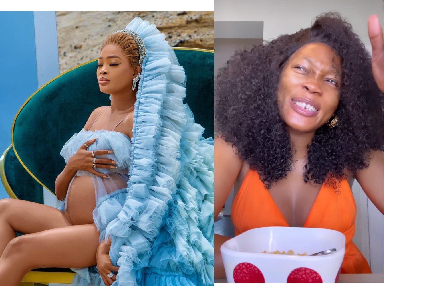 I used to feel so hungry – Comedian Kiekie says as she speaks on her pregnancy cravings (Video) I used to feel so hungry – Comedian Kiekie says as she speaks on her pregnancy cravings (Video)