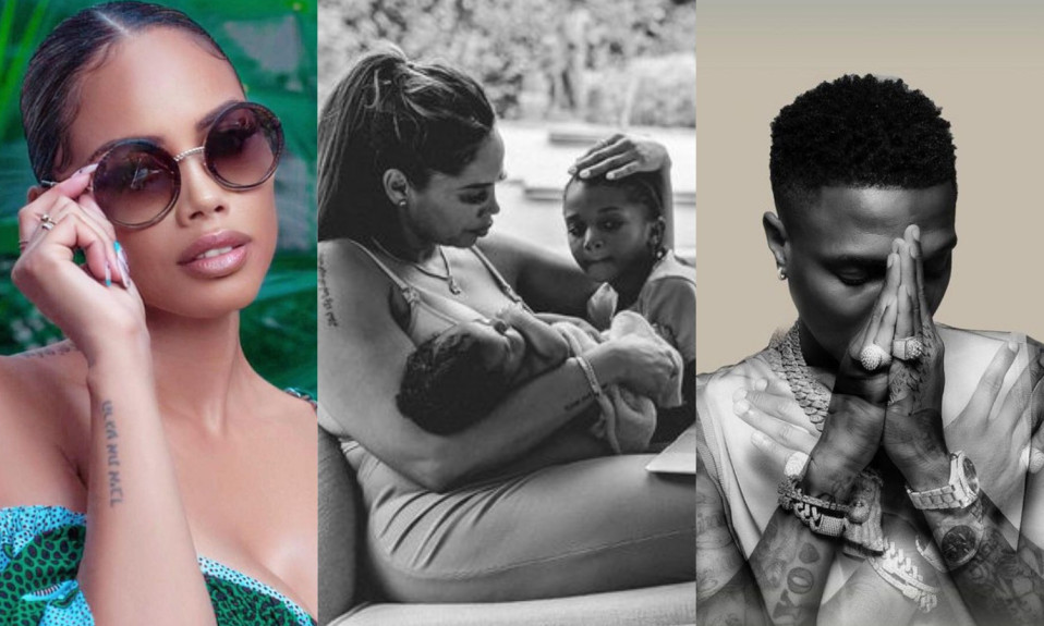 Congratulations pour in as Wizkid’s babymama, Jada Pollock shares first glimpse of their second child