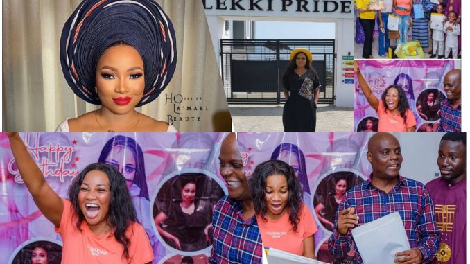 Congratulations are in order for Yoruba Actress, Jumoke Odetola as she was gifted a house on her birthday Congratulations are in order for Yoruba Actress, Jumoke Odetola as she was gifted a house on her birthday