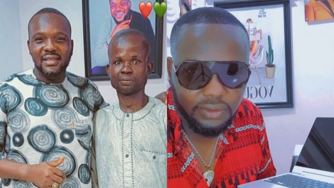 Many hails Yomi Fabiyi as he set to bring Oriogbade into movie industry Many hails Yomi Fabiyi as he set to bring Oriogbade into movie industry