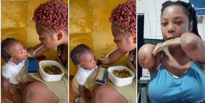 “You Are The Best Mum Ever”: Nursing Mother Who Has No Hands Uses Mouth to Feed Baby, Video Goes Vira 2 “You Are The Best Mum Ever”: Nursing Mother Who Has No Hands Uses Mouth to Feed Baby, Video Goes Vira