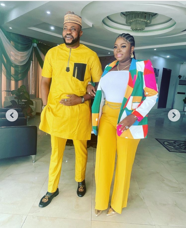 Congratulations to us, Actress Bukola Arugba says as she share beautiful picture with Odunlade Adekola (Photos) 2 Bukola Arugba