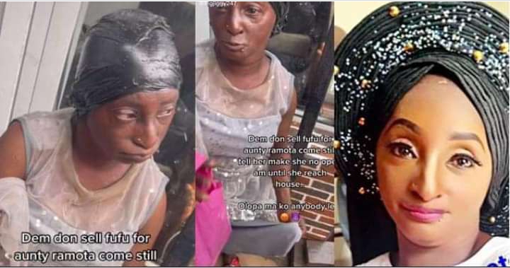 Yoruba Actress, Aunty Ramota heartbroken after seeing fufu in new phone she purchased (video) 2 Aunty Ramota