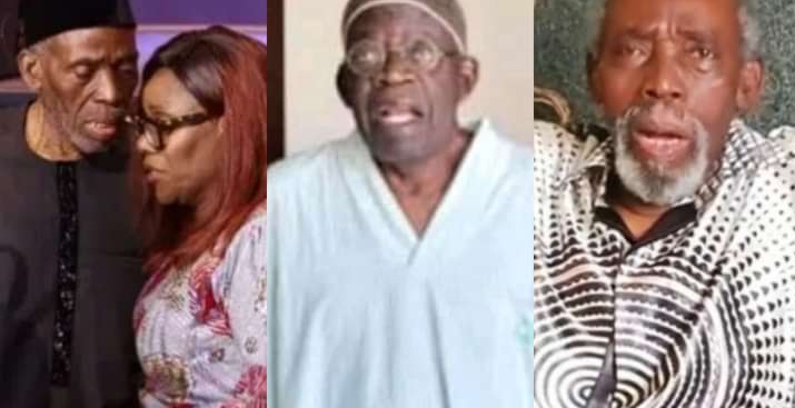 Ailing actor Olu Jacobs dragged through the mud over his wife’s support for Tinubu 2 Olu Jacobs